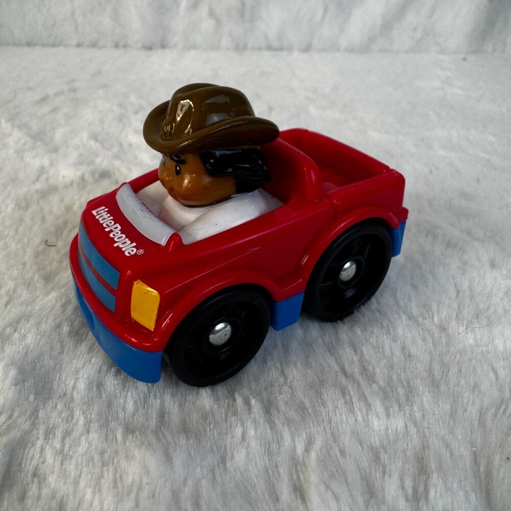 Replacement Fisher-Price Little People Police Officer Fireman Wheelies Cowboy - Picture 11 of 12